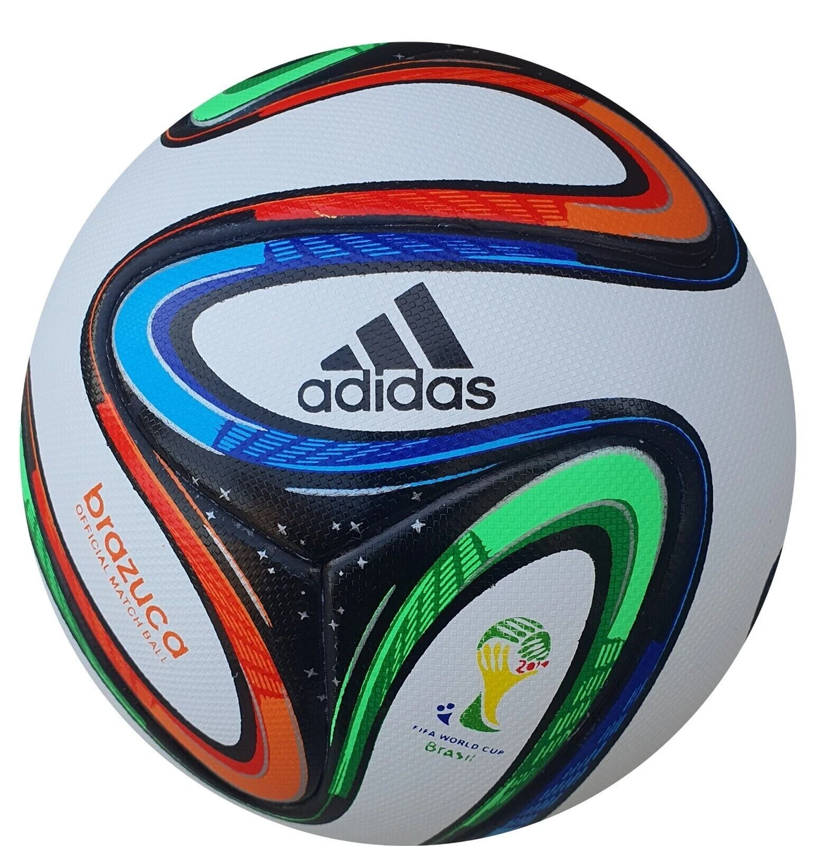 BRAZUCA WORLD CUP 2014 BRAZIL FOOTBALL BALL SIZE 5