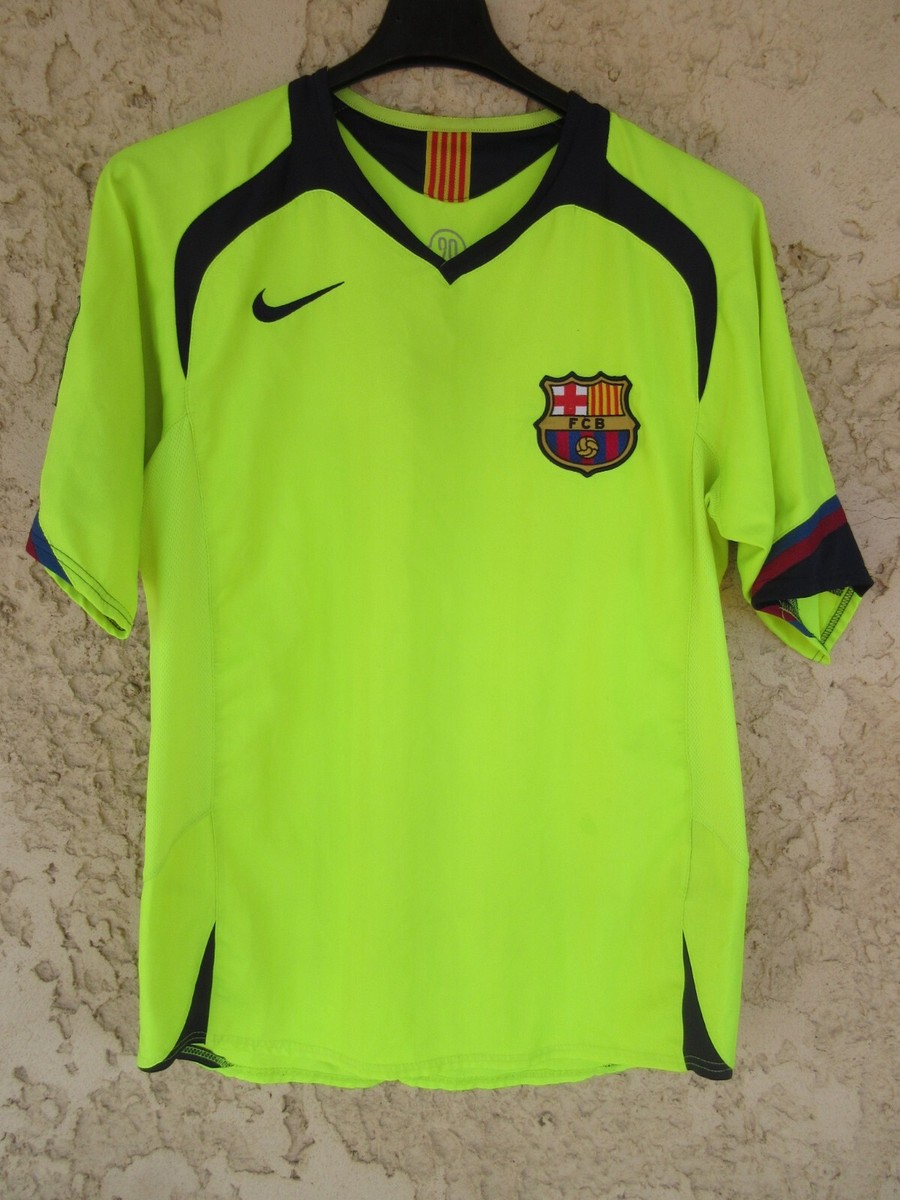 Maillot FC Barcelone Domicile 2006 - Taille XL, Nike Dri-Fit, Occasion En Bon état