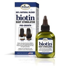 Natural Hair Growth Treatment 2.5 Fl Oz Biotin Stimulator For Thinning Hair