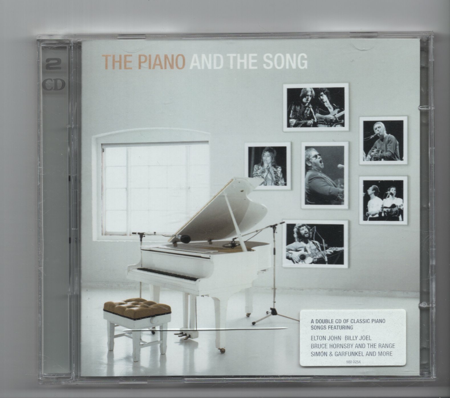 (JO77) The Piano & The Song, 36 tracks various artists - 2003 double CD