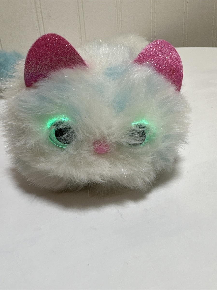 Pomsies Snowball White Blue Kitty Cat Interactive Light Up Talking - Main Image