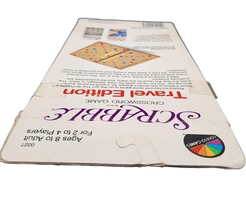 UNUSED VINTAGE SCRABBLE TRAVEL EDITION CROSSWORD GAME 1987 - Picture 6 of 6