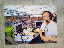 Steffen Simon,  Halbgroß-Foto  ca. 13 x 17,5 cm,  original signiert