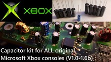 Original Xbox CPU Capacitor Kit/Clock cap for ALL Motherboards 11 Capacitors 