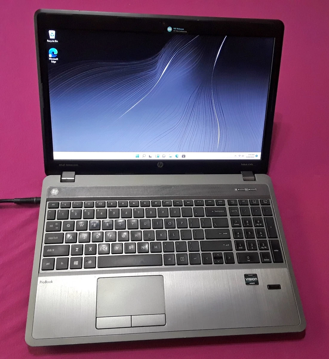 HP Probook 4545s Laptop AMD Quad A8-5550m 2.1-3.1Ghz 8GB 256GB SSD.