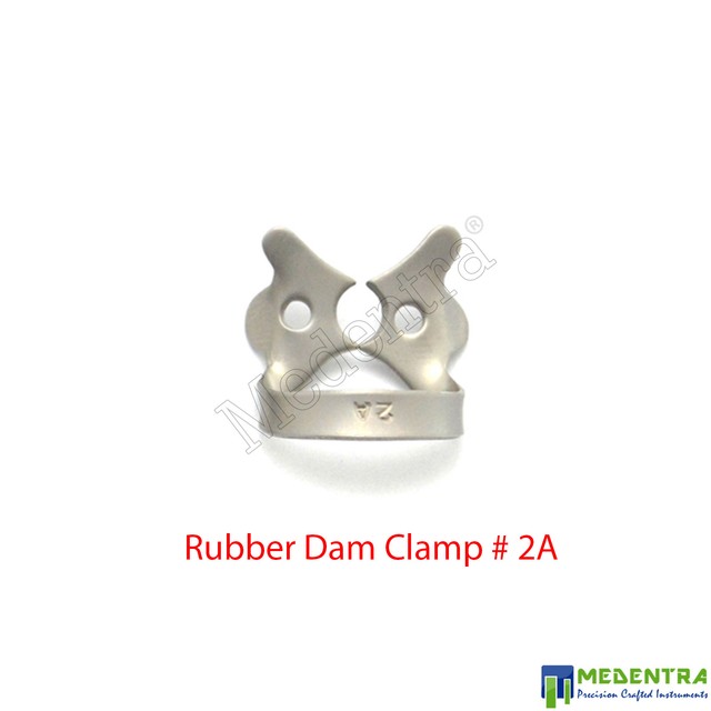 Set Of 8 Dental Ivory Rubber Dam Clamps Winged Premolar Clamp Molar