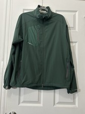 Zero Restriction Men's Z700 Full Zip Windwear Lightweight Golf Jacket -green L