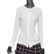 RARE vintage issey miyake ME wrinkle button up