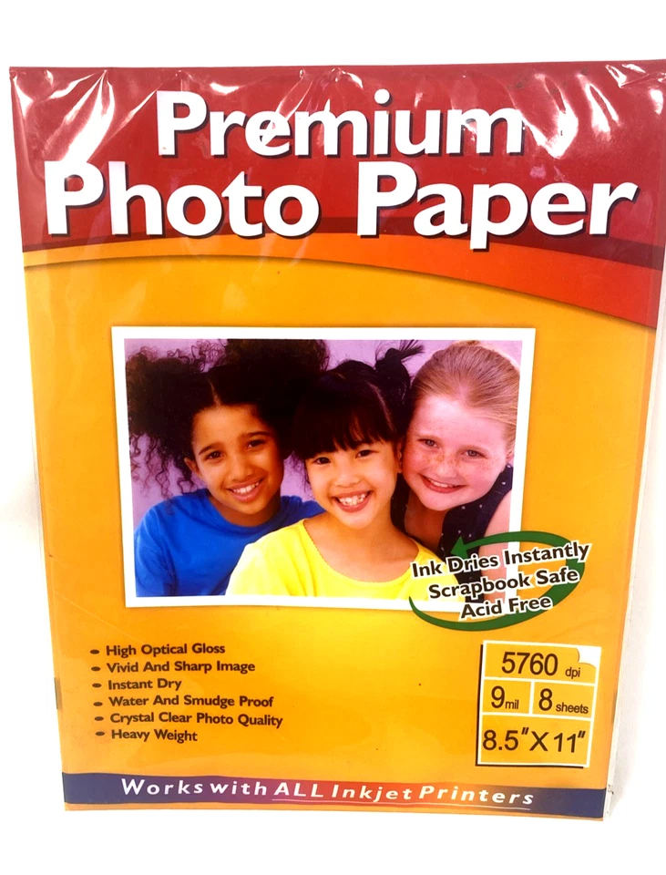 Paquete Variedad Papel Fotográfico Premium 120 4x6, 16 8,5x11, 25 Kodak Ultra 8,5x11 Foto 3 de 4