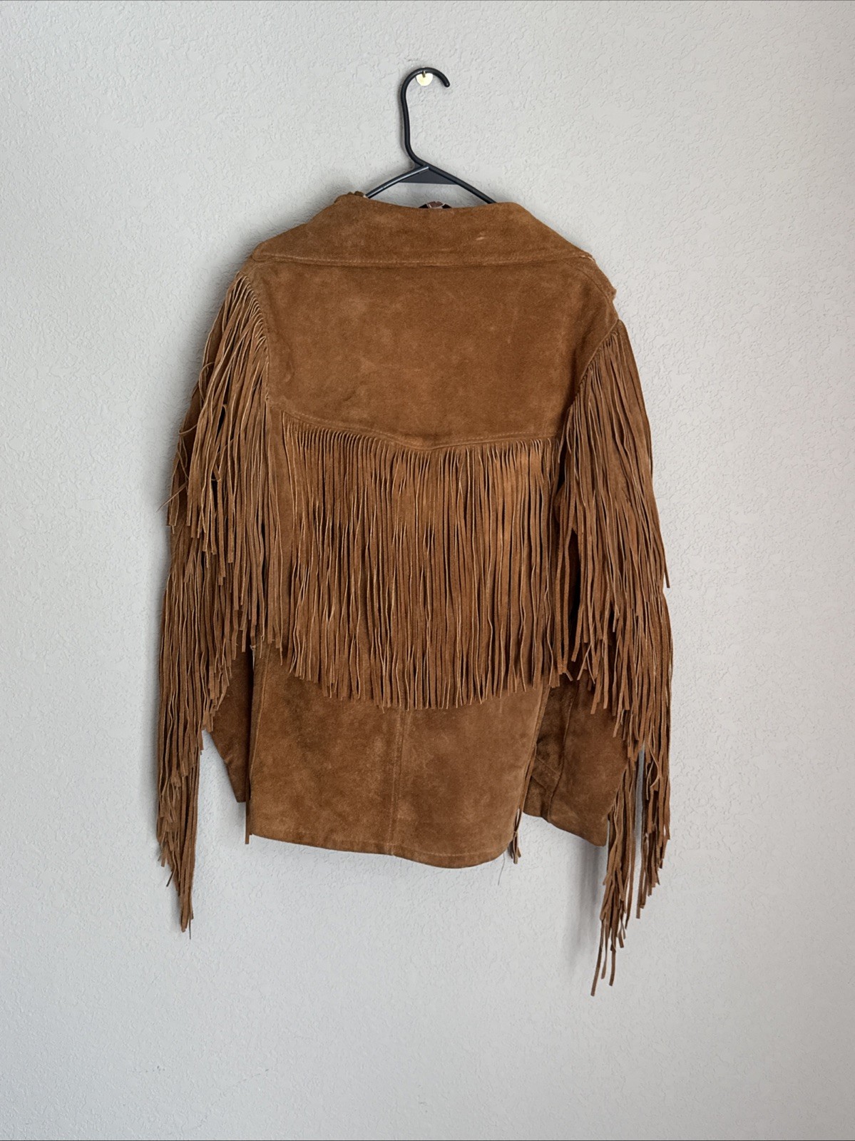 Vintage 70s Schott NYC RANCHER Western Fringe Leather Jacket Men’s Size 38