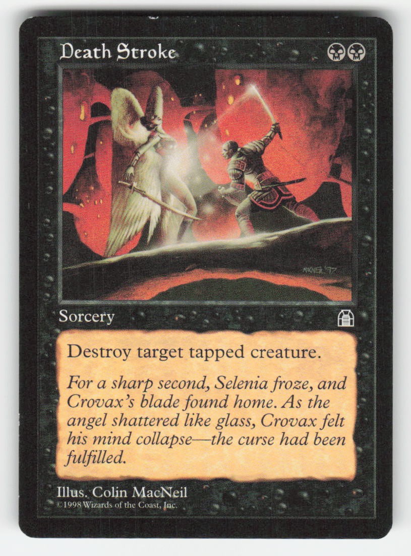 1998 Death Stroke Stronghold MTG