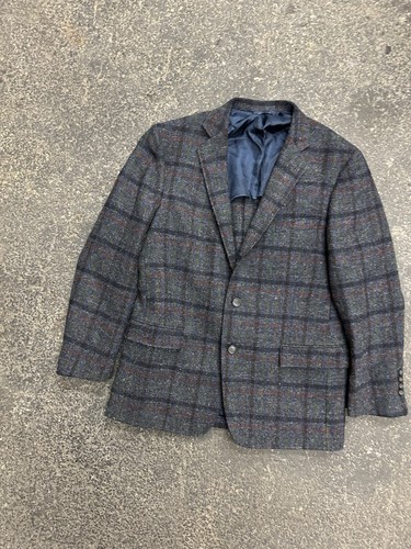 Blazer Brooks Brothers Regent Harris Tweed a Cuadros Pura Lana Nueva Para Hombres 42S - Imagen 2 de 12