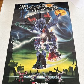 USED Lego Technic Bionicle Manuals LOT #8513,#8567, 8 Posters As Shown