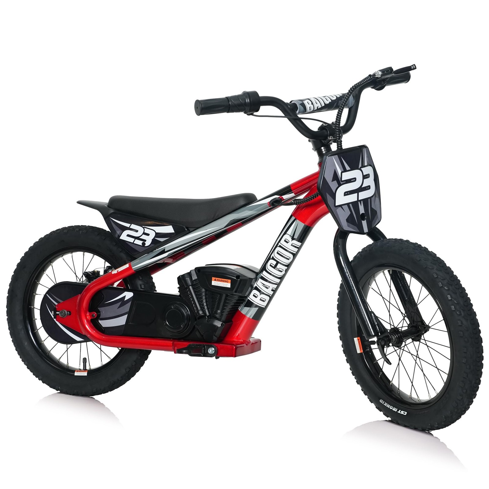 250W 24V Kids Electric Dirt Bike 16'' Tire 3-Speed E-Balance
