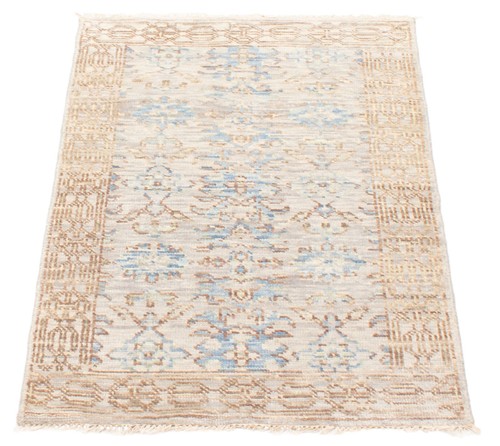 Traditional Hand Knotted Area Rug 3'0" x 5'0" Wool Carpet - Picture 3 of 9