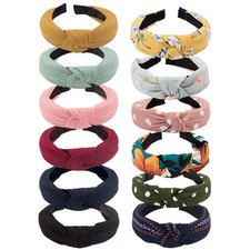 Womens Headbands Boho Headbands for Women 12 Pack Knot Headband Women