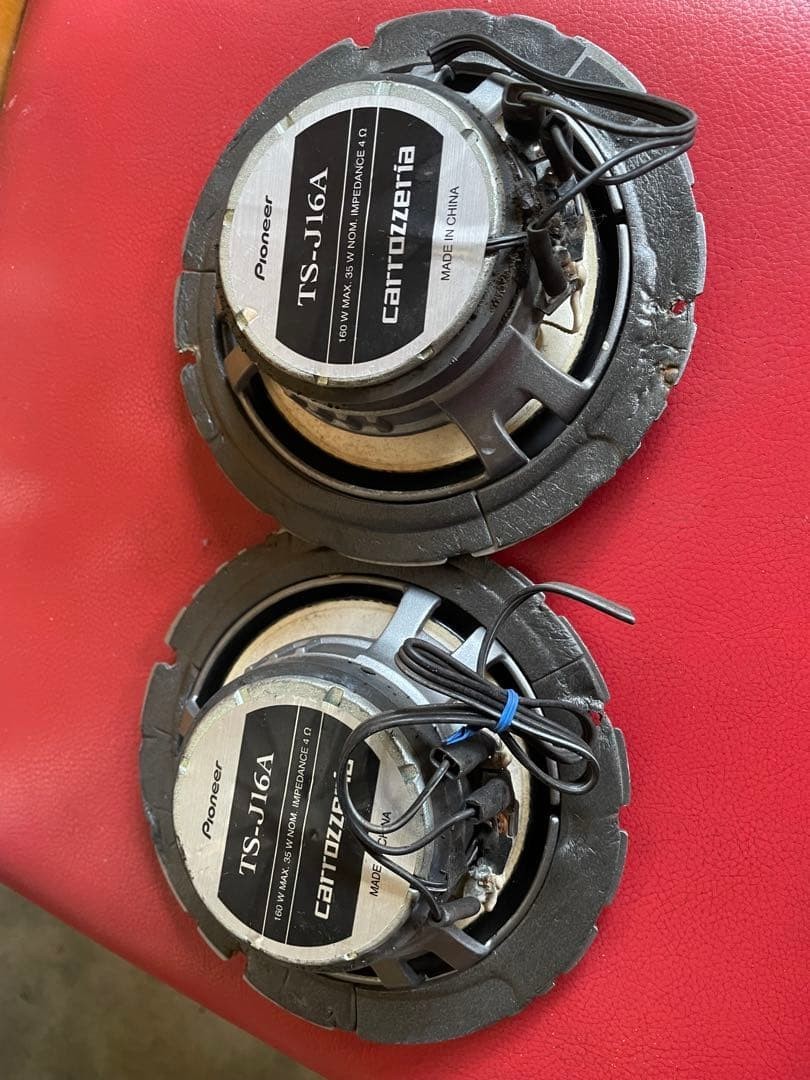 Pioneer TS-J16A 2-WAY SPEAKER Carrozzeria Pair 16cm MAX.160W NOM