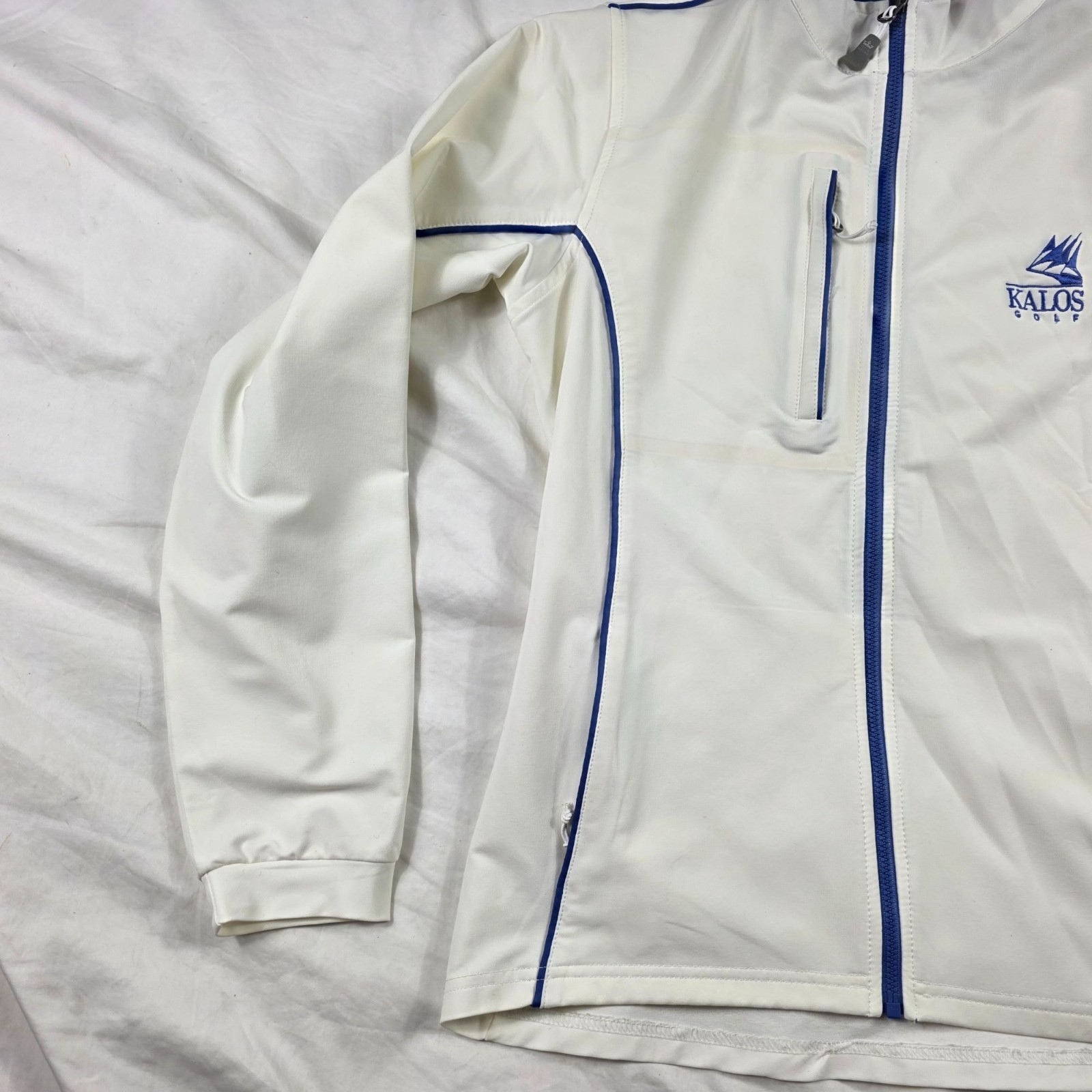 Peter Millar Element Wind Womens Small White Blue… - image 5