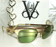 SUPER RARE 40 s VICTORY OPTICAL 1/10 12K GF AVIATOR SUNGLASSES BOX 60 AO RB