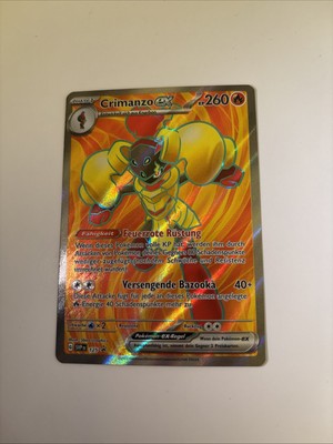 Pokemon Crimanzo EX | Deutsch SVP DE 125 | Promo Full Art Near Mint