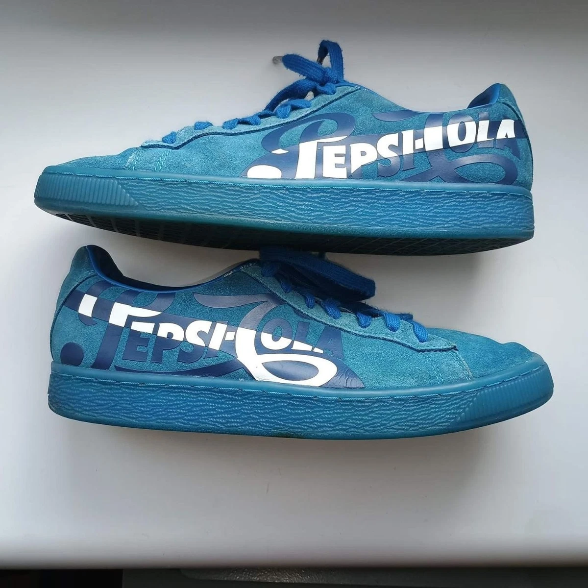 PUMA SUEDE CLASSIC × PEPSI Pepsi x Puma Suede Classic Clean Blue for sale | eBay