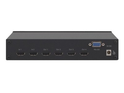 Kramer VM-24HC HDMI Switch 2x1 to 4 Outputs 6.75Gbps HDCP 3D