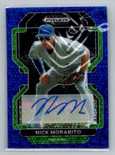 2022 Prizm Draft Picks - Blue Donut Prizm Auto #PDP75 NICK MORABITO 20/25