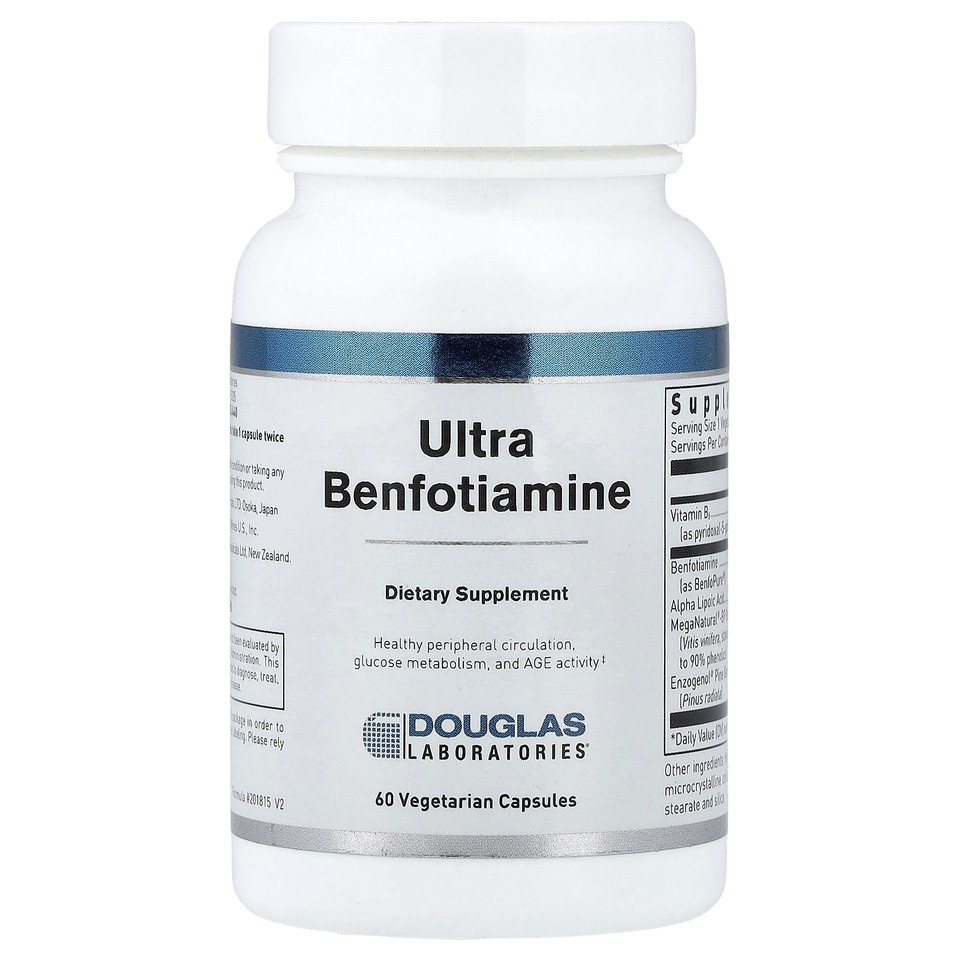 Ultra Benfotiamine, 60 Vegetarian Capsules
