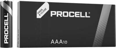 Procell  LR03/AAA (Micro) (MN2400) Batterie, 10 Stk. in Box, (Alkaline), 1,5 V