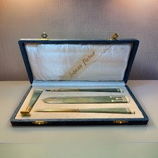 MUSEAL | Art D&eacute;co Schreibtisch Set | JOHANN FABER | 4-teilig | 1920er JAHRE