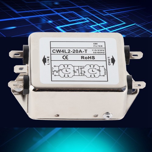 115V/250V 20A 50/60Hz CW4L2‑20A T Power Line EMI Filter Terminal♡ - Picture 6 of 12