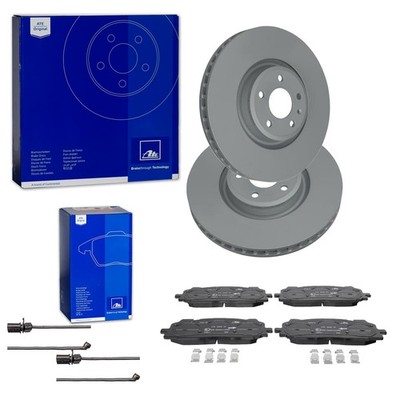 ATE BREMSSCHEIBEN 350mm + BELÄGE VORNE passend für AUDI A6 A7 C8 4K auch Allroad