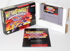 Metal Combat: Falcon's Revenge SNES Complete CIB! Very Good Condition! NICE!