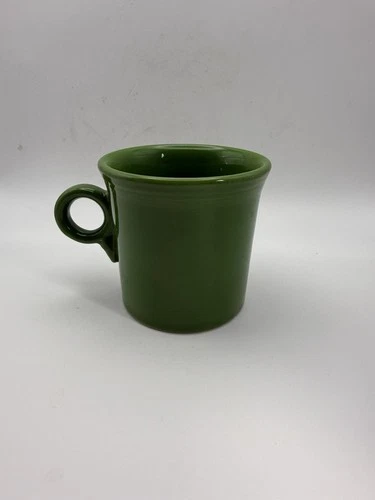 Fiesta Ware Coffee Cup Mug Homer Laughlin HLC Ring Handle SHAMROCK