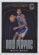 2021-22 Panini NBA Hoops Now Playing Holo Moses Moody #14 5r6