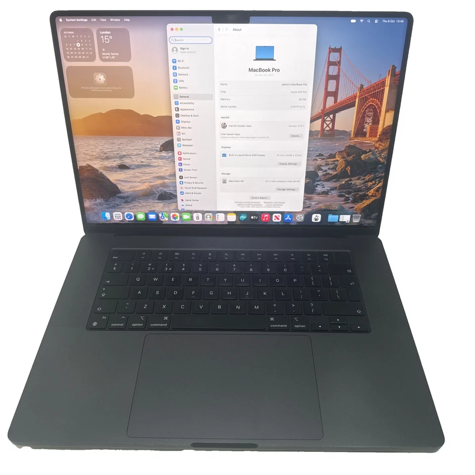 Apple MacBook Pro 16" M3 Pro · 36GB · 512GB, photo 2 of 5