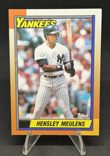 Hensley Meulens - Player then 3 Time World Series Champ Coach - 1990 Topps # 83