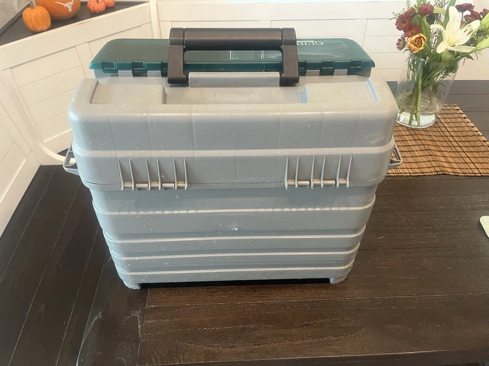 Plano #759 Caja de Aparejos Guía Serie 4 Cajones con Grandes Divisores Incluidos Foto 2 de 4