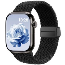 Braided Stretchy Band Compatible with Apple Watch Bands 38mm 40mm 41mm 42mm 4...