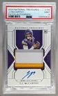 JJ McCarthy 2024 National Treasures #156 TRUE RPA RC Patch Auto /99 PSA 9