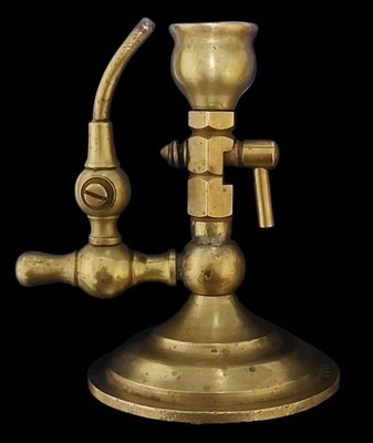 ANTIQUE RAREST EARLIEST 19TH LABORATORY PILOT BURNER EVER FOUND NOT BUNSEN