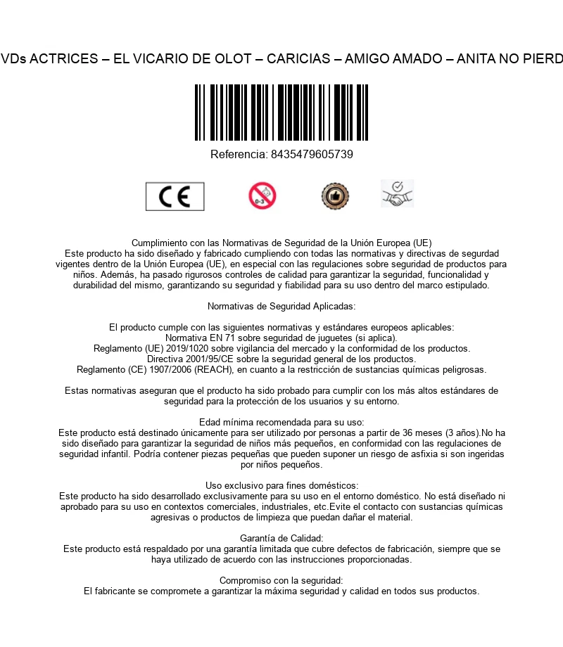Pack Rosa María Sardá 6 DVDs ACTRICES – EL VICARIO DE OLOT – CARICIAS – AMIGO AM - Bild 4 von 4