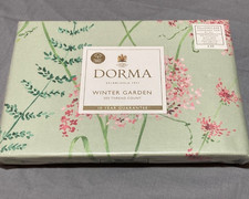 2x Dorma Winter Garden Pillowcases STD 48 x 76cm Cotton Sateen Zip Sealed BNWT