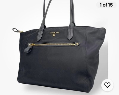 Michael Kors Medium Zip Top Tote Black Multi