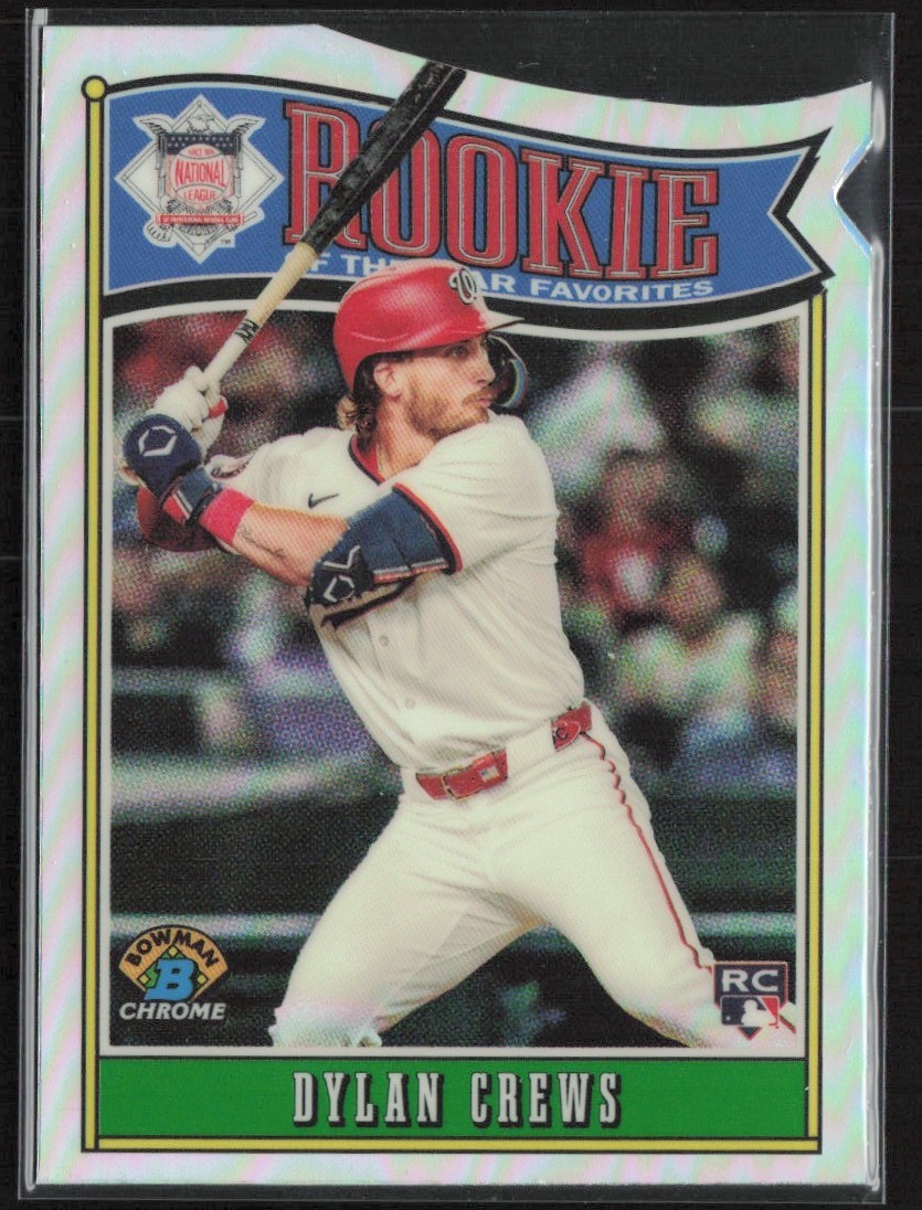 2025 Chrome Rookie of The Year Favorites Dylan Crews RC Washington