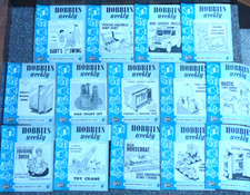 14 Copies of Hobbies Weekly Magazines of 1965