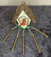 Small Wooden Decorative Hand-Painted Wind Chimes