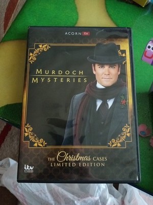 Murdoch Mysteries Christmas Cases Limited Edition 3 DVD Set Insert ITV 2018 Oop