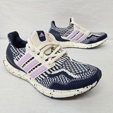 Adidas Ultraboost 5.0 DNA W Running Shoes GV8736 Navy White Purple Womens Size 6