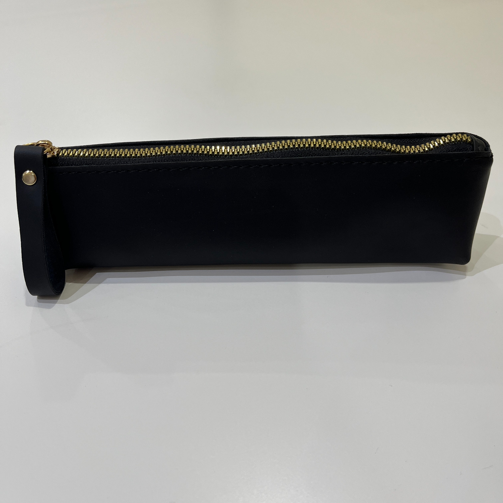 2x Leather Pencil Case Portable Zipper Lipstick Pen Pouch Organizer Storage Bag